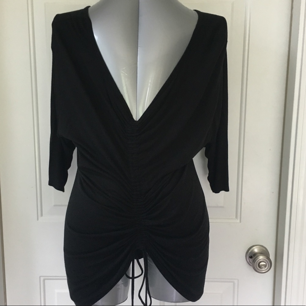 Gap top with cinched back